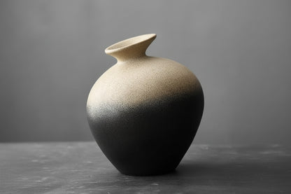 Vase Décoratif en Céramique Effet Pierre – Style Moderne